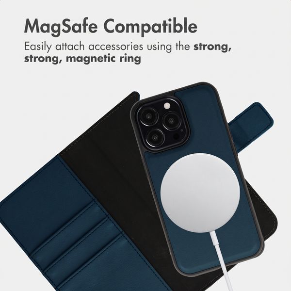 imoshion Detachable 2-in-1 Luxury Bookcase Apple iPhone 13 Pro - Blue