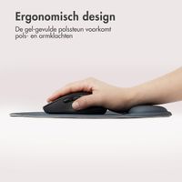 imoshion Ergonomische muismat - Muismat met polssteun - 30 x 25 cm - Seal Blue
