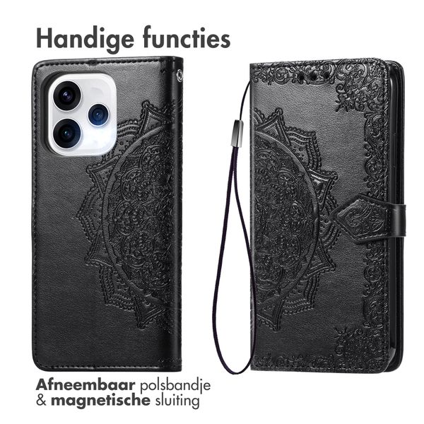 imoshion Mandala Bookcase Oppo Reno15 (5G) - Zwart