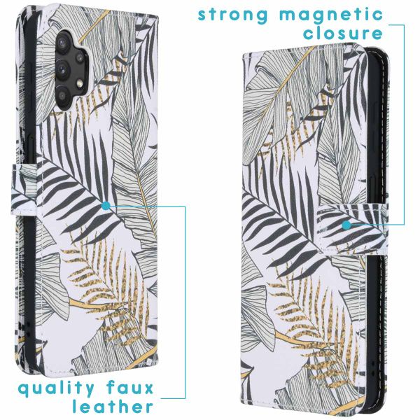 imoshion Design Softcase Bookcase Samsung Galaxy A32 (5G) - Glamour Botanic