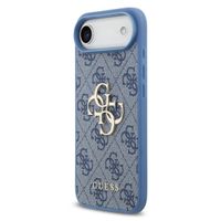 Guess 4G Metal Logo Backcover Apple iPhone Air - Blauw