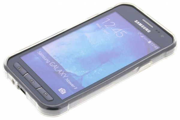 Ontwerp je eigen Samsung Galaxy Xcover 3 gel hoesje - Transparant