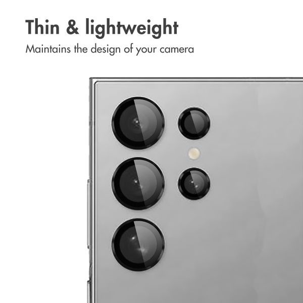 imoshion Camera Protector Glass 2-pack Samsung Galaxy S24 Ultra - Black