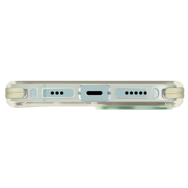 Uniq Combat Duo MagSafe Backcover iPhone 15 - Mint (Sea Green/ Soft Yellow)