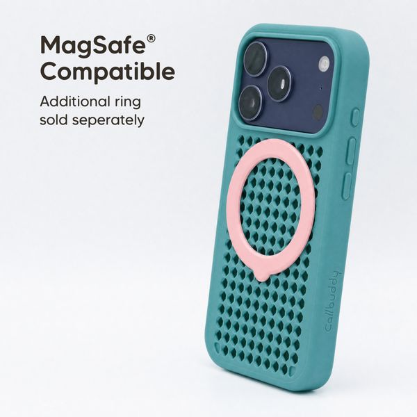 Callbuddy Hoesje met Strap Apple iPhone 17 Pro - Miami Vice