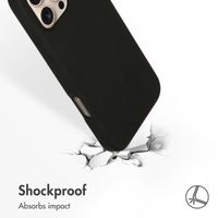 Accezz Liquid Silicone Back Cover with MagSafe Apple iPhone 16 Pro Max - Black