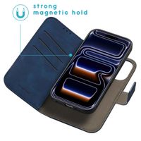 imoshion Uitneembare 2-in-1 Luxe Bookcase Apple iPhone 17 Pro - Blauw