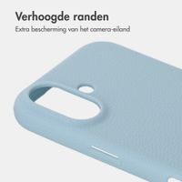 imoshion Texture Backcover Apple iPhone 16 - Lichtblauw