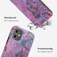 Selencia Vivid Backcover Apple iPhone 11 - Fresh Paint Flower Orange