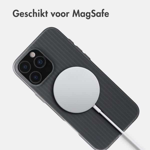 Accezz Lite Backcover met MagSafe | Fluted | Apple iPhone 16 Pro - Grijs