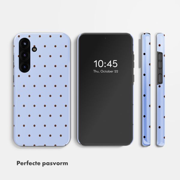Selencia Vivid Backcover Samsung Galaxy S25 FE - Happy Dots Digital Sky