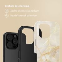 Selencia Vivid Backcover Apple iPhone 16 Pro - Golden Beige Marble