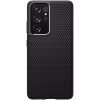 Spigen Liquid Air™ Backcover Samsung Galaxy S21 Ultra - Zwart