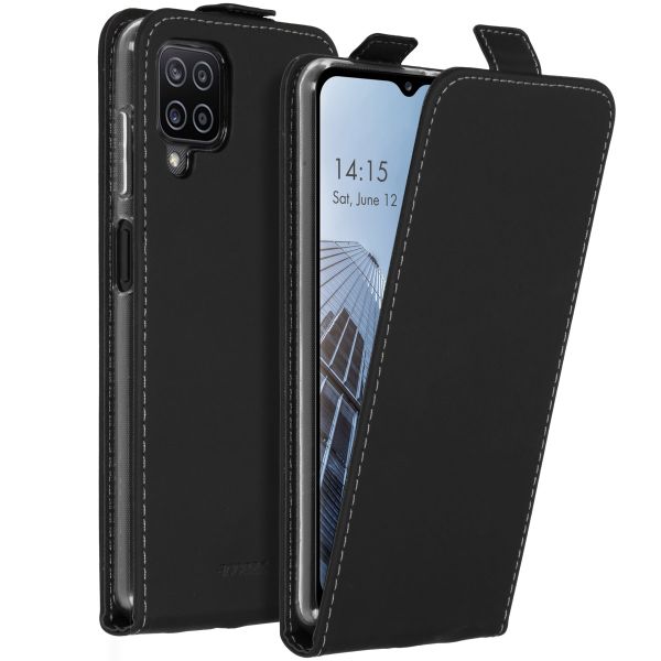 Accezz Flipcase Samsung Galaxy A12 - Zwart