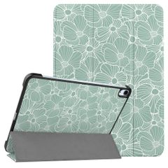 imoshion Design Trifold Bookcase Apple iPad Air 11 inch (2026) M4 / (2025) M3 / (2024) M2 / Air 5 (2022) / Air 4 (2020) - Botanica
