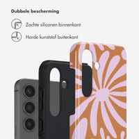 Selencia Vivid Backcover Samsung Galaxy S25 - Modern Bloom Pink