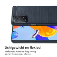 imoshion Brushed Backcover Xiaomi Redmi Note 11 Pro - Donkerblauw