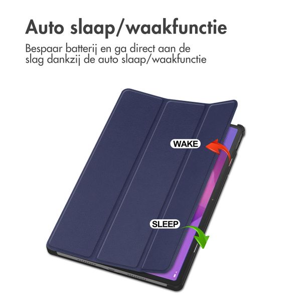 imoshion Trifold Bookcase Lenovo Idea Tab Pro - Donkerblauw