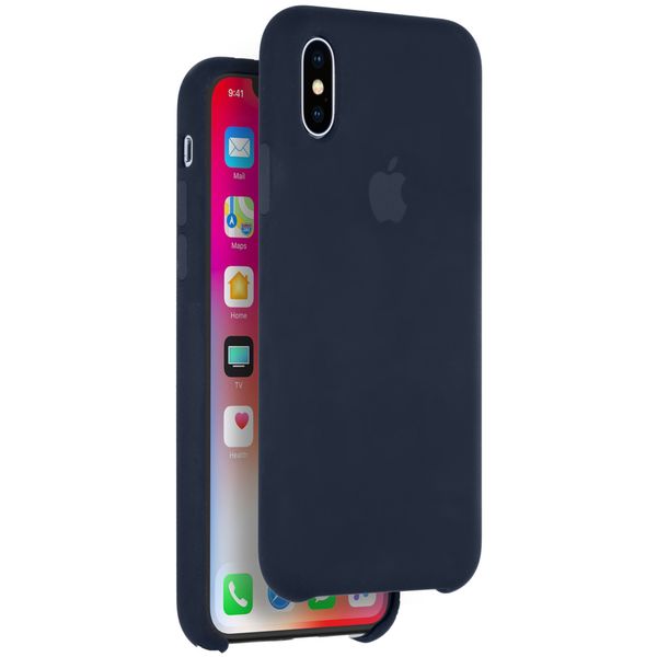 Apple Silicone Backcover Apple iPhone X - Midnight Blue