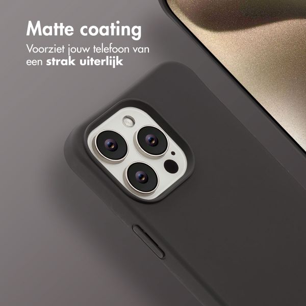 imoshion Color Backcover met afneembaar koord MagSafe Apple iPhone 15 Pro Max - Black Coffee