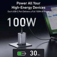 Anker Prime Charger 100 watt GaN | 3 poorten