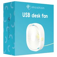 imoshion USB Bureau Ventilator - Wit