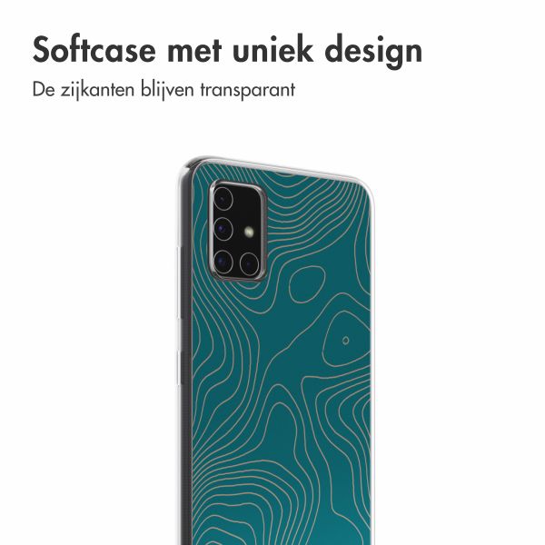 imoshion Design hoesje Samsung Galaxy A51 - Topo Turquoise