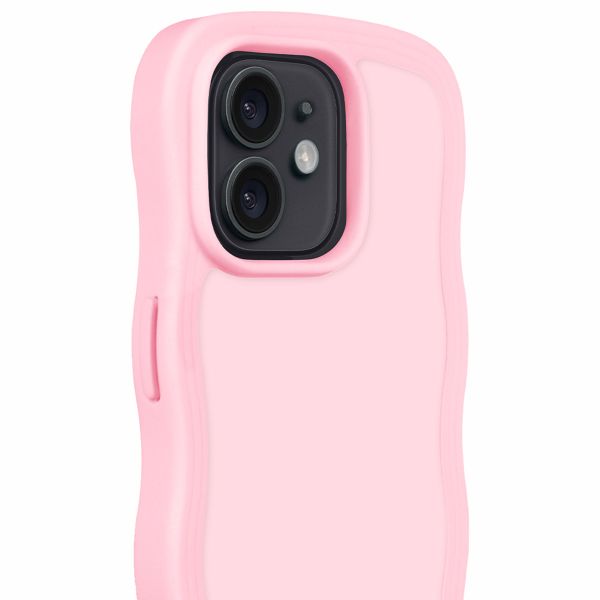 Holdit Wavy Case Apple iPhone 12 (Pro) - Roze