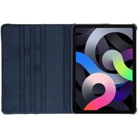 imoshion 360° draaibare Bookcase iPad Air 11 inch (2024) M2 / Air 5 (2022) / Air 4 (2020) / Pro 11 (2018 - 2020) - Donkerblauw