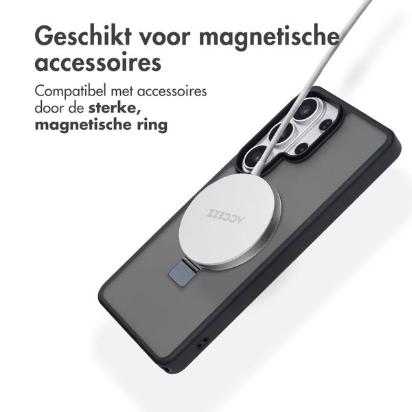 Accezz Ring Stand Backcover met MagSafe Samsung Galaxy S26 Ultra - Zwart