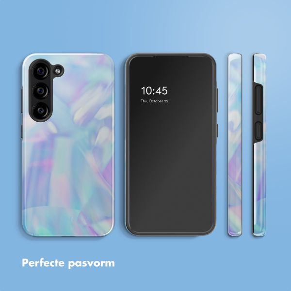 Selencia Vivid Backcover Samsung Galaxy S23 - Holographic Blue Dream