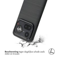 imoshion Brushed Backcover Nothing Phone (4a) Pro - Zwart