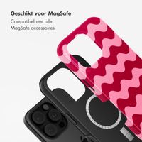 Selencia Vivid Backcover met MagSafe Apple iPhone 16 Pro - Wave Vibes Lipstick