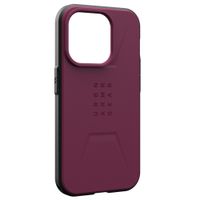 UAG Civilian Backcover MagSafe iPhone 15 Pro - Bordeaux