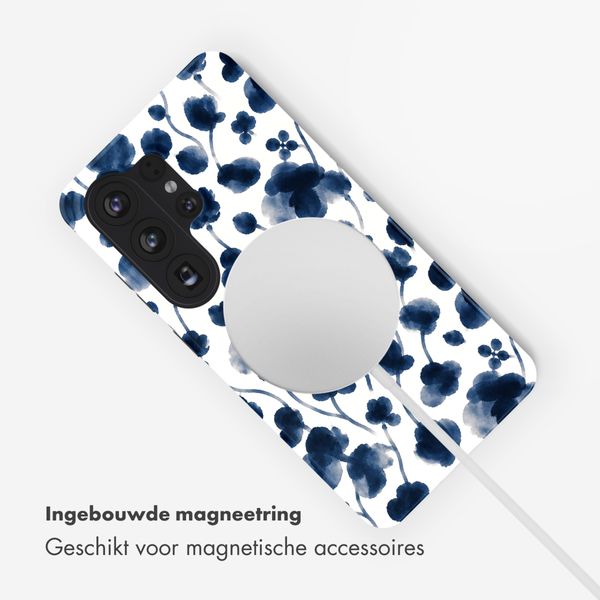 Selencia Vivid Backcover met MagSafe Samsung Galaxy S26 Ultra - Midnight Blossom