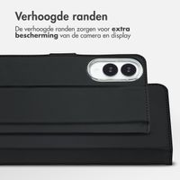 Accezz Wallet Softcase Bookcase Samsung Galaxy S25 Edge - Zwart