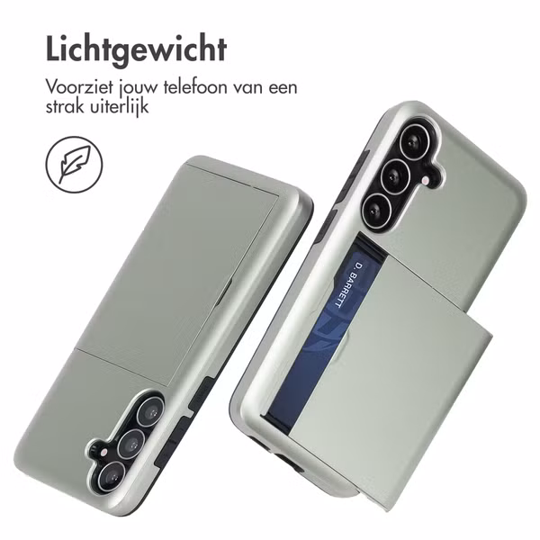 imoshion Backcover met pasjeshouder Samsung Galaxy S25 FE - Groen