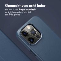 Accezz Leather Bookcase 2-in-1 met MagSafe Apple iPhone 14 Pro - Nightfall Blue