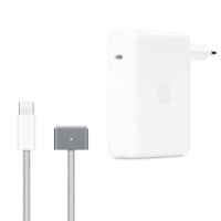 Apple Originele USB-C Power Adapter 140W - MacBook Oplader + Originele USB-C naar MagSafe 3 kabel - 2 meter - Gray