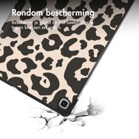 imoshion Trifold Design Bookcase Samsung Galaxy Tab S6 Lite (2020/2022/2024) - Leopard