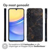 imoshion Design hoesje Samsung Galaxy A15 (5G/4G) - Black Marble