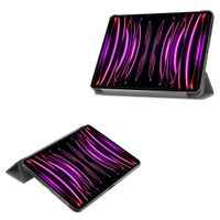 imoshion Trifold Bookcase Apple iPad Pro 12.9 (2018/2020/2021/2022) - Grijs
