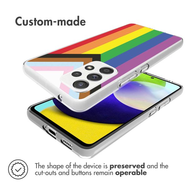 imoshion Design hoesje Samsung Galaxy A53 - Rainbow flag