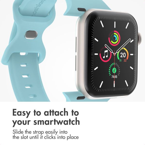 imoshion Silicone⁺ Strap Apple Watch | 38/40/41/42 mm - Size S/M - Sapphire Blue