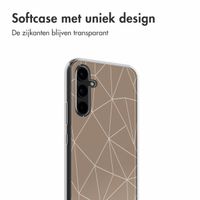 imoshion Design hoesje Samsung Galaxy A34 (5G) - Graphic Lines Beige