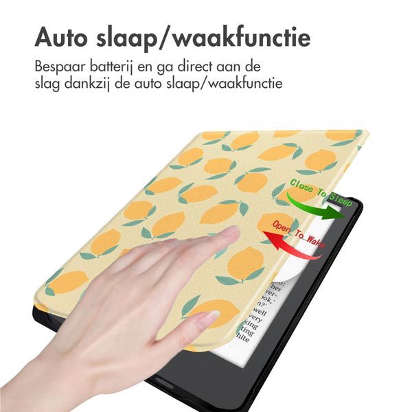 imoshion Design Slim Hard Case Bookcase Pocketbook Verse / Verse Lite / Verse Pro / Vivlio Light / Light HD - Citrus Dream