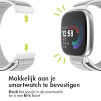 imoshion Nylon bandje Fitbit Versa 4/ 3 / Sense (2) - Grijs