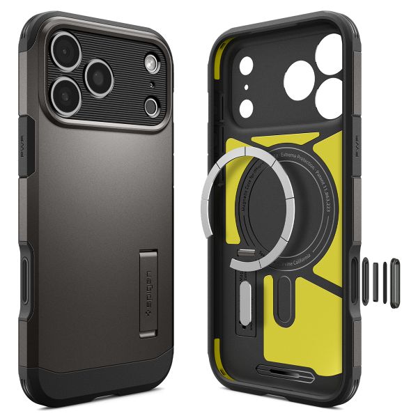 Spigen Tough Armor Backcover MagSafe Apple iPhone 18 Pro / 17 Pro - Gunmetal