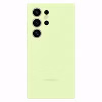 Samsung Originele Silicone Backcover Samsung Galaxy S24 Ultra - Light Green