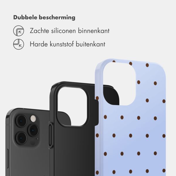 Selencia Vivid Backcover Apple iPhone 12 (Pro) - Happy Dots Digital Sky